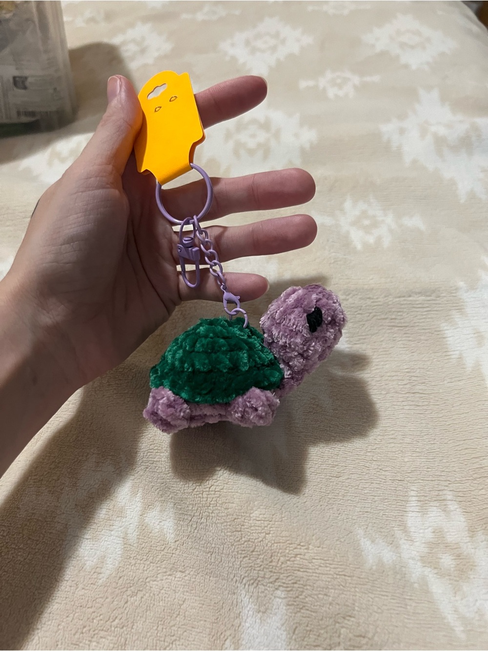 Mini Crocheted Turtle Keychain 🐢 - Picture 10 of 10